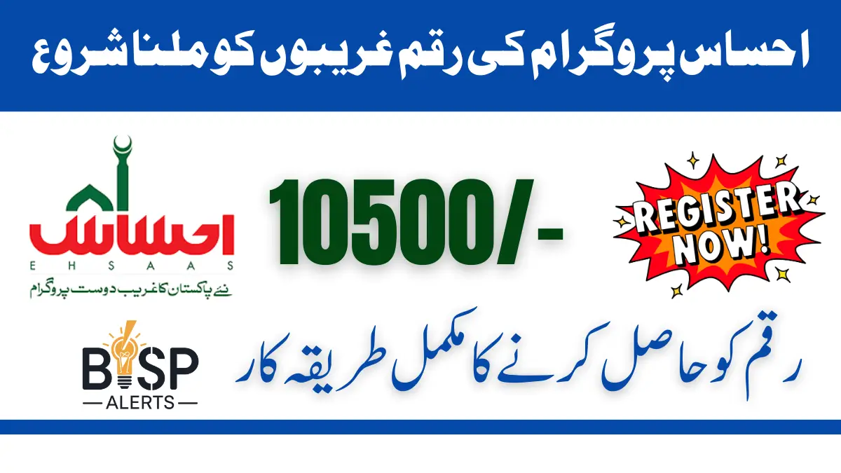 Apply For New Payment In Ehsaas Program Starting In November