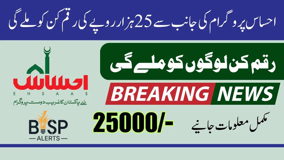 8171 Ehsaas Program 25000 BISP New Update For Registration 2024