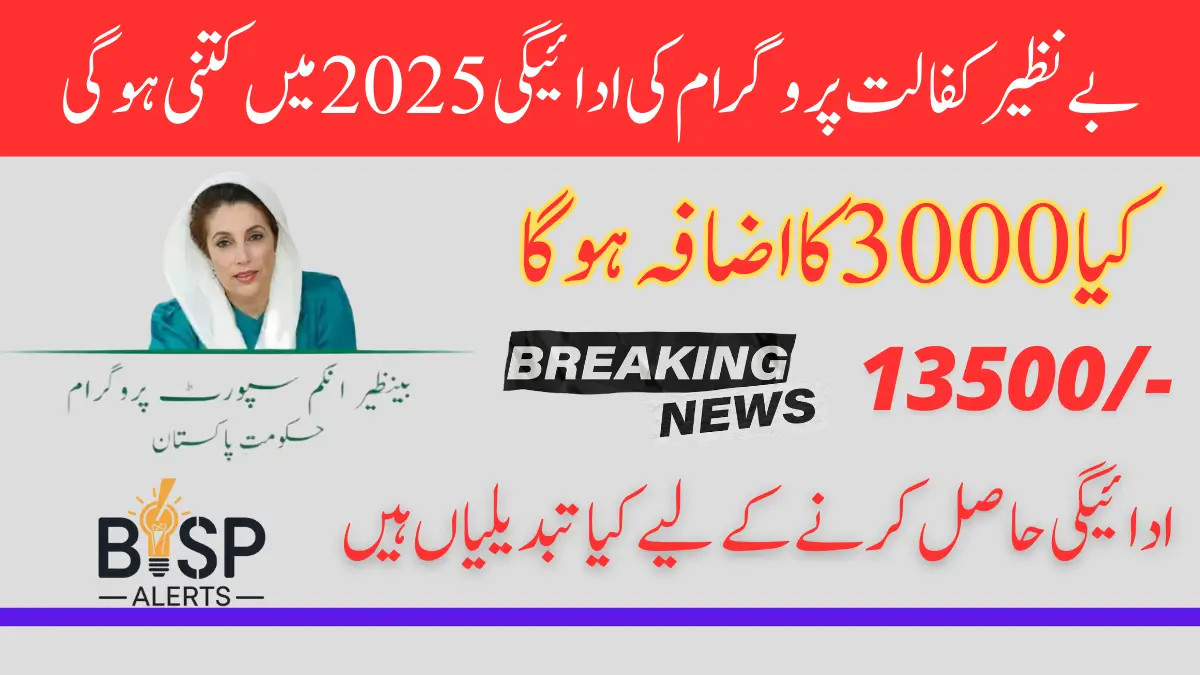 Benazir Kafaalat Stipend Latest Update For 2025 Know New Changes