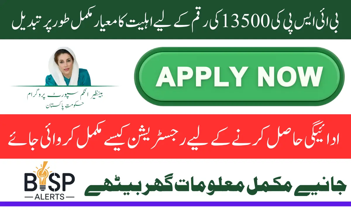 Benazir Kafalat 13500 Payment Eligibility Criteria in January 2025 Know Complete Details