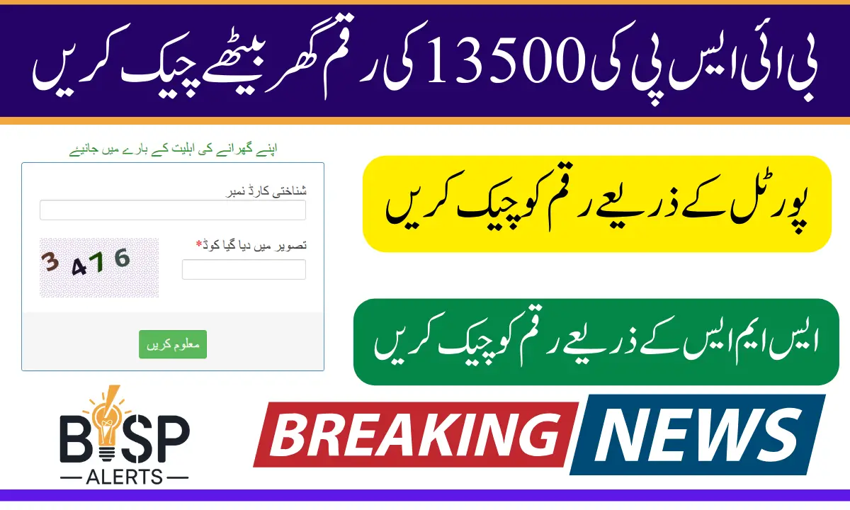 BISP 8171 Result Check Online By CNIC For New 13500 Payment In 2025 Know Complete Details